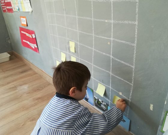 Els nens de P4 treballem les gràfiques