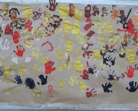 Les tortugues de P5 pintem com els primers prehistòrics fent pintures rupestres.