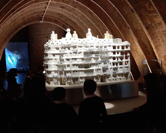 Els de P5 hem anat d’excursió a la Pedrera de Gaudí i hem fet un taller de trencadís.