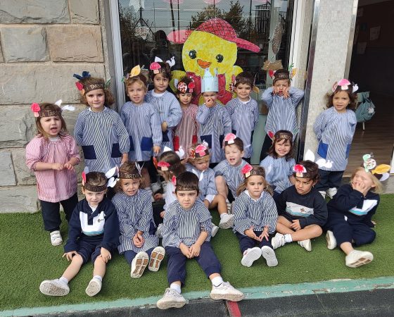 Els nens de P3C gaudim de la tardor!