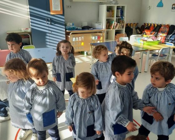 Los Elefantes trabajamos la forma del círculo y del cuadrado